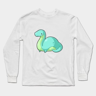 Kawaii dinosaur - Brontosaurus Long Sleeve T-Shirt